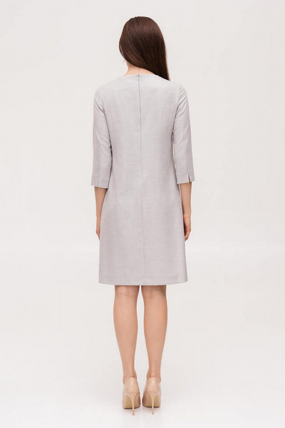 Платье Nelva 51575 серый - фото 2