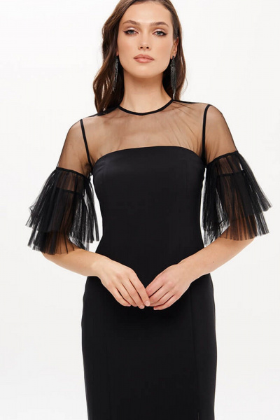 Платье Nelva 51716 черный - фото 3