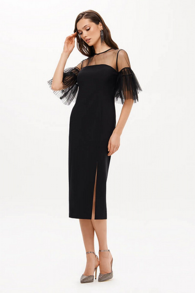 Платье Nelva 51716 черный - фото 2