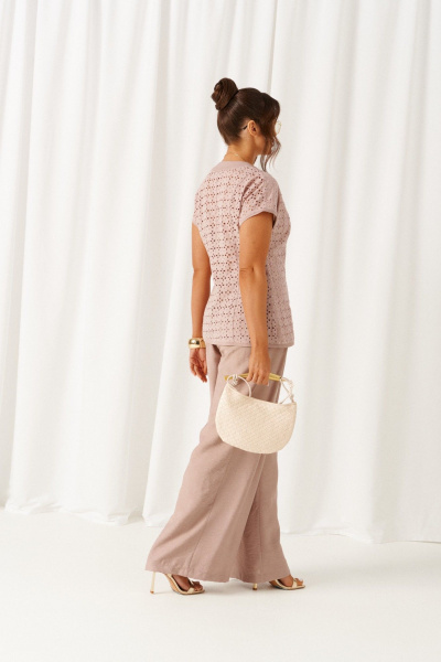 Брюки, жакет Beautiful&Free 6474 какао - фото 5