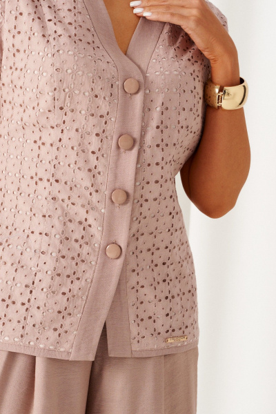 Брюки, жакет Beautiful&Free 6474 какао - фото 3