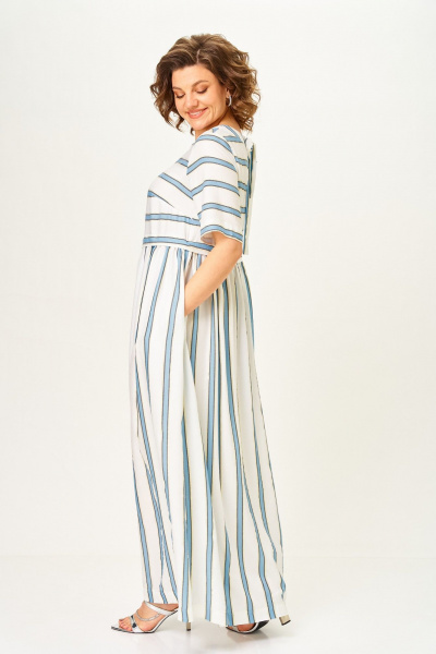 Платье Michel chic 2165/1 голубой_штрих - фото 3