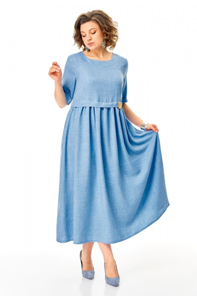 Платье Michel chic 2132/1 нежно-голубой - фото 2
