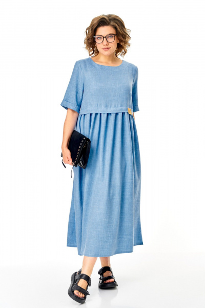 Платье Michel chic 2132/1 нежно-голубой - фото 1