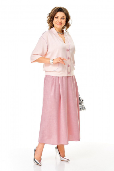 Жакет, юбка Aira Style 24143 пыльная_роза - фото 7