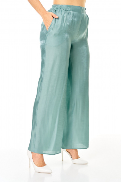 Блуза, брюки Anastasia 1341 бирюзовый-горох - фото 15