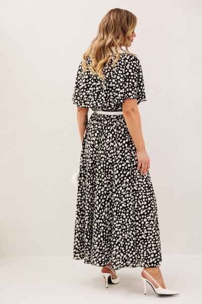 Платье Anastasia 1369 черный-горох - фото 16