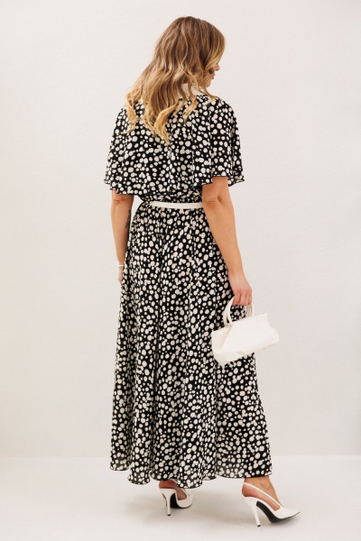 Платье Anastasia 1369 черный-горох - фото 15