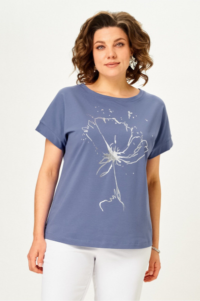 Джемпер Rumoda 2063 индиго - фото 2