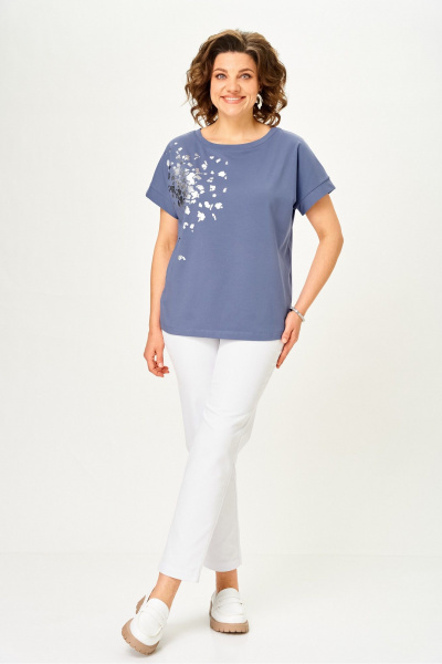 Джемпер Rumoda 2252 индиго - фото 7