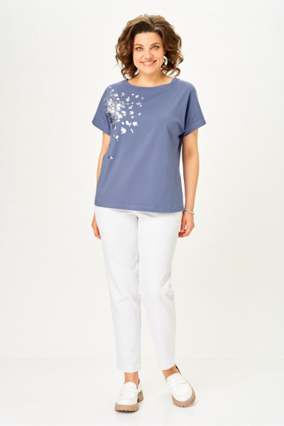 Джемпер Rumoda 2252 индиго - фото 6