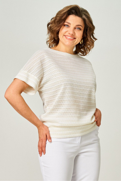 Джемпер Rumoda 2262 молочный - фото 7