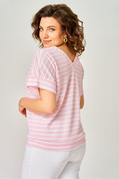 Джемпер Rumoda 2262 розовый - фото 8
