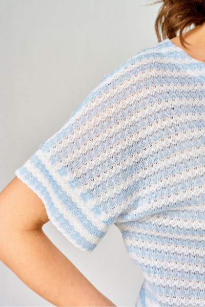 Джемпер Rumoda 2262 светло-голубой - фото 7