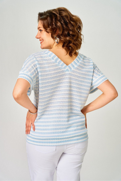 Джемпер Rumoda 2262 светло-голубой - фото 3