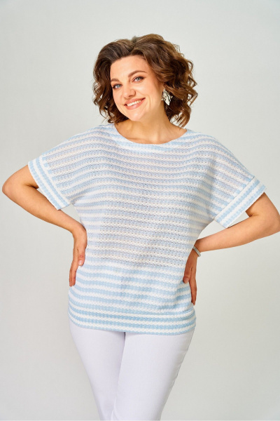 Джемпер Rumoda 2262 светло-голубой - фото 1