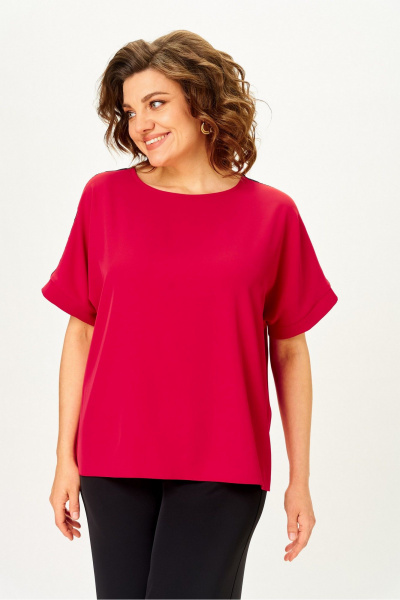 Блуза Rumoda 2274 красный_кр.р. - фото 2