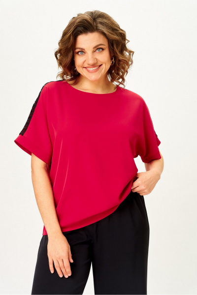 Блуза Rumoda 2274 красный_кр.р. - фото 1