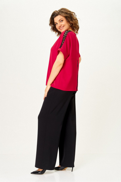 Блуза, брюки Rumoda 2275 красный_кр.р. - фото 9