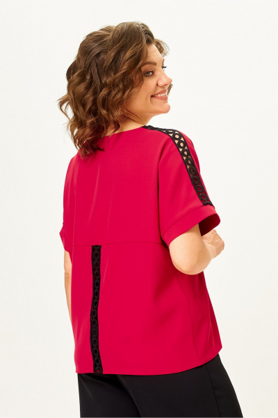Блуза, брюки Rumoda 2275 красный_кр.р. - фото 8