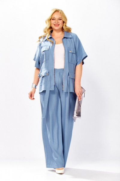 Блуза, брюки ARTELLA А-1020 голубой - фото 4