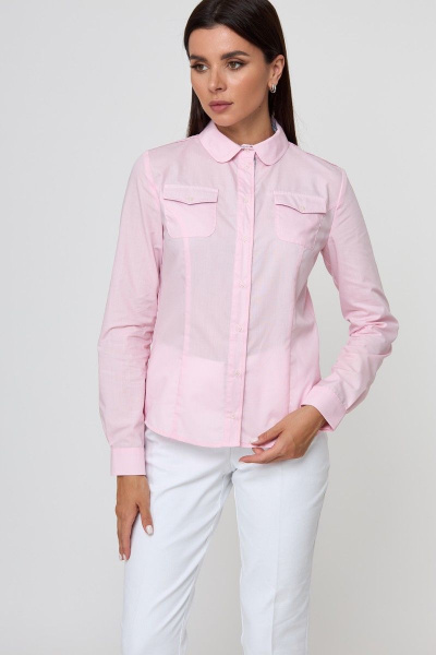 Блуза Anelli 535 розовый - фото 4