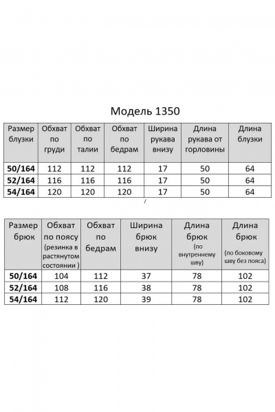 Блуза, брюки Мишель стиль 1350 бежево-черный - фото 9