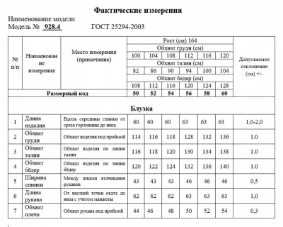 Блуза Swallow 928.5 - фото 12