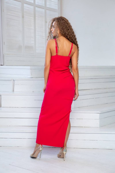 Платье DoMira 01-605 бордовый - фото 2