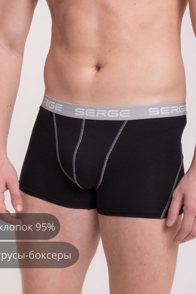 Трусы SERGE 7028/97 black001 - фото 1