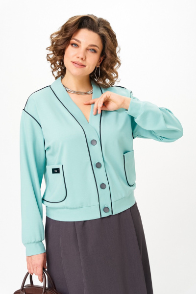 Кардиган Aira Style 24018 мята - фото 12