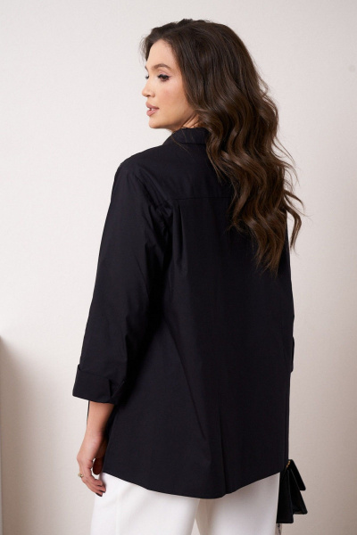 Блуза PND 06240P черный - фото 4