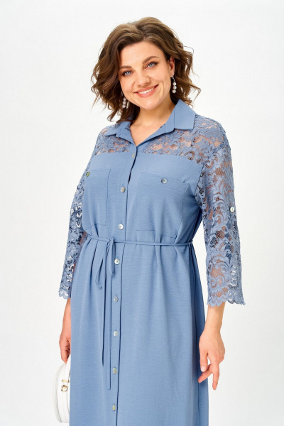 Платье Svetlana-Style 2338 индиго - фото 9