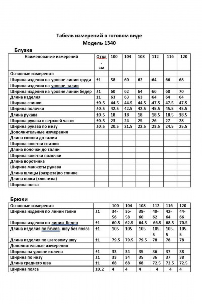 Блуза, брюки ANASTASIA MAK 1340 розовый - фото 10