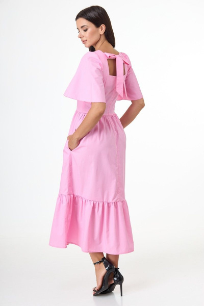 Платье Anelli 1058 розовый - фото 6