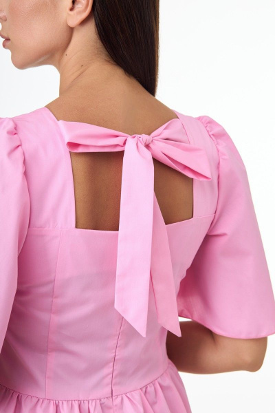 Платье Anelli 1058 розовый - фото 5