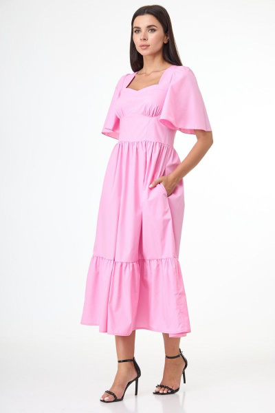 Платье Anelli 1058 розовый - фото 2