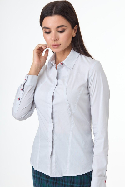 Блуза Anelli 330 серый - фото 3