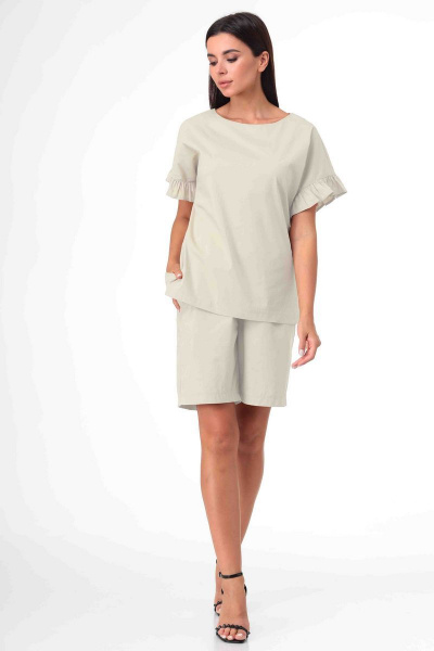 Блуза, шорты Talia fashion 360 белый - фото 1