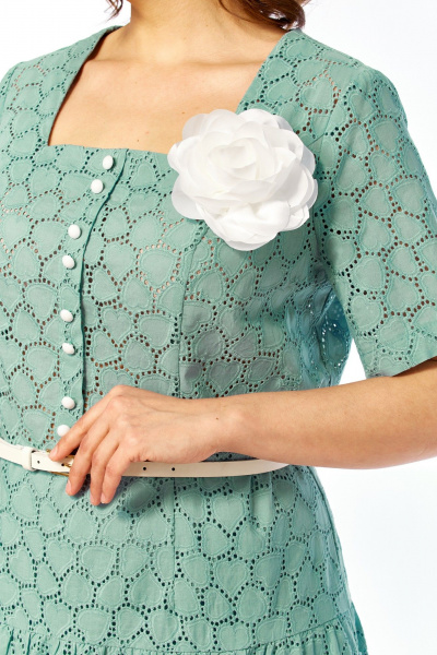 Платье Moda Versal П1903 мята - фото 8