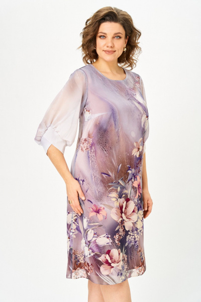 Платье Moda Versal П-2646 пудра - фото 5