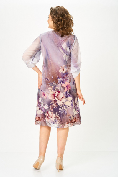 Платье Moda Versal П-2646 пудра - фото 8