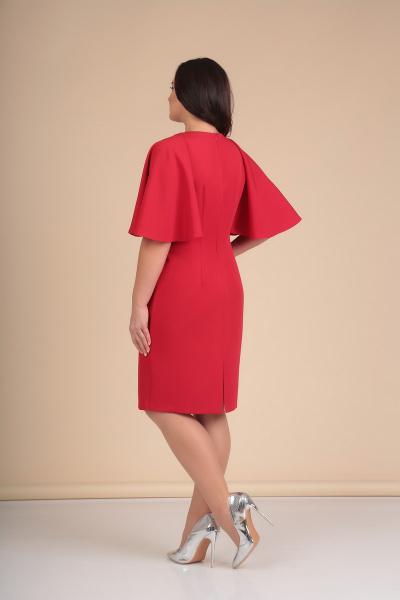 Платье Lady Line 447 красный - фото 3