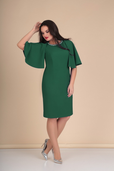 Платье Lady Line 447 зелёный - фото 3