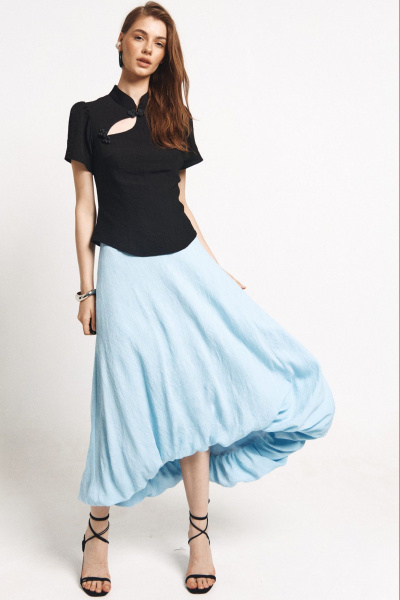 Юбка MilMil 1332 голубой - фото 5