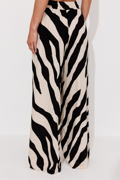Брюки Butеr 3367 принт-зебра - фото 5