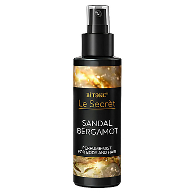 Спрей-мист Belita Le Secret SANDAL BERGAMOT Парфюм-мист для тела и волос - фото 1