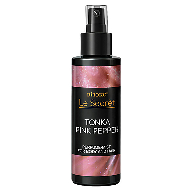 Спрей-мист Belita Le Secret TONKA PINK PEPPER Парфюм-мист для тела и волос - фото 1