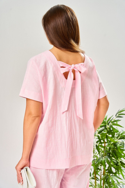 Брюки, туника AVA fashion М-205 розовый - фото 12