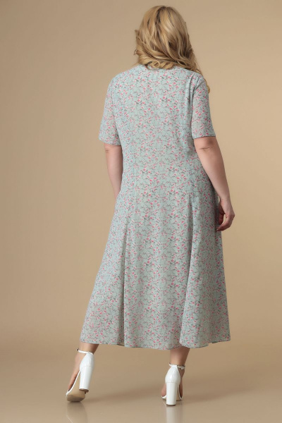 Жакет, платье Romanovich Style 3-2180 коралл,мята - фото 6